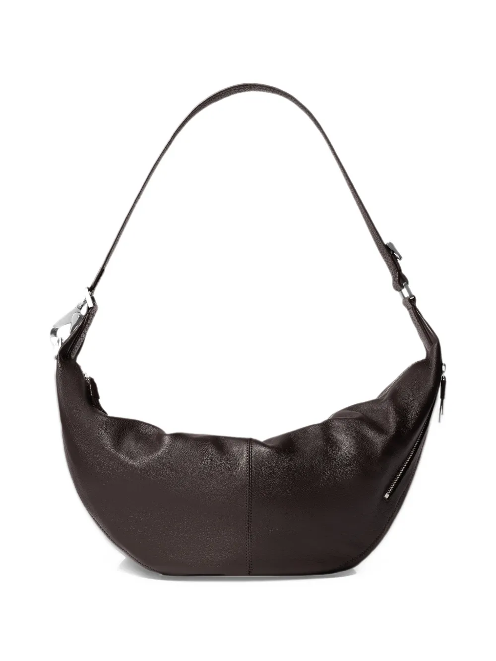 LEMAIRE Quiver Clip leren tas Bruin