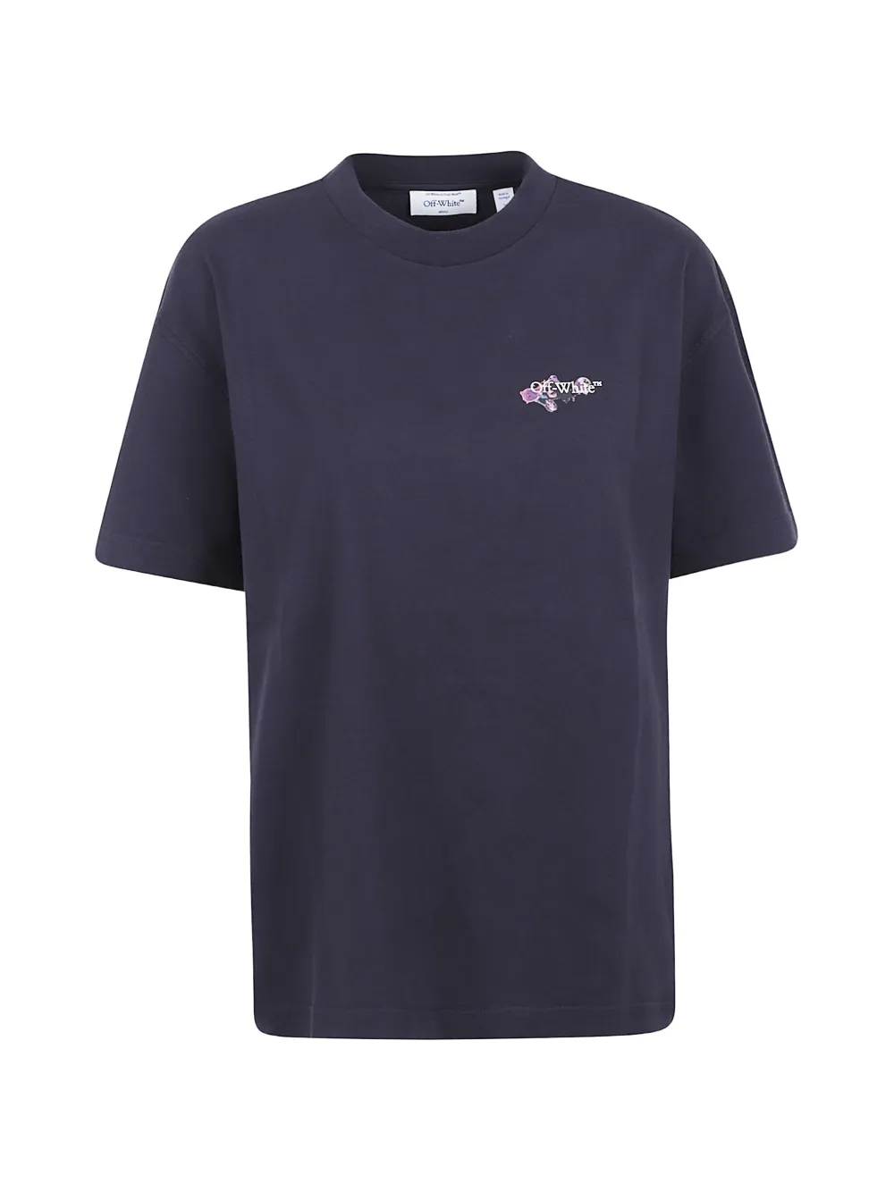 Off-White Dripped Watercol Arrow graphic-print T-shirt - Blu