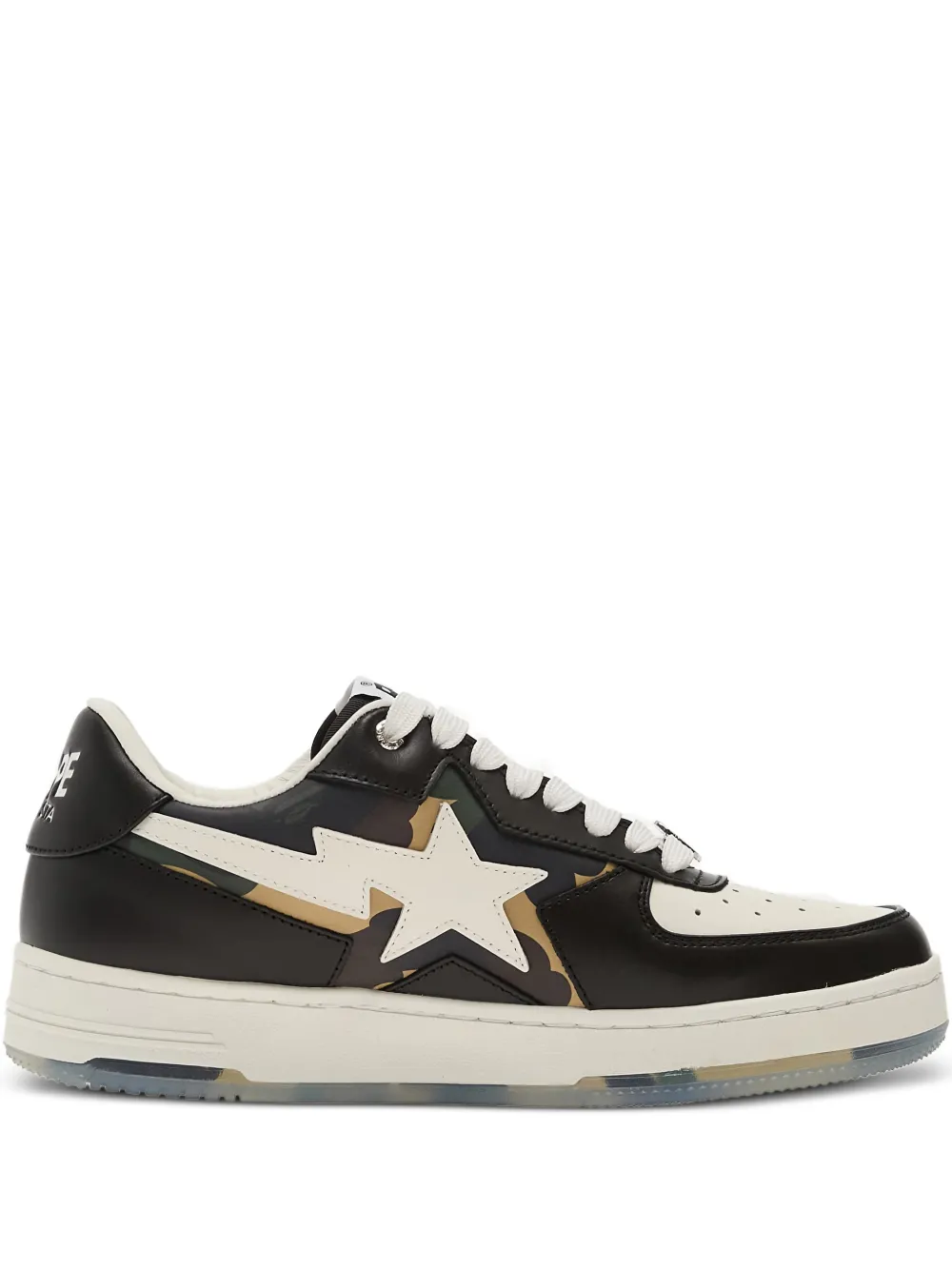 A BATHING APE® Sta Icon 2 M2 leather sneakers - Nero
