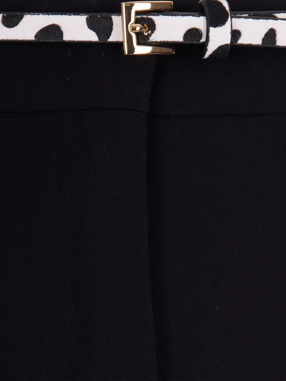  Max Mara Belted Trousers - Black 