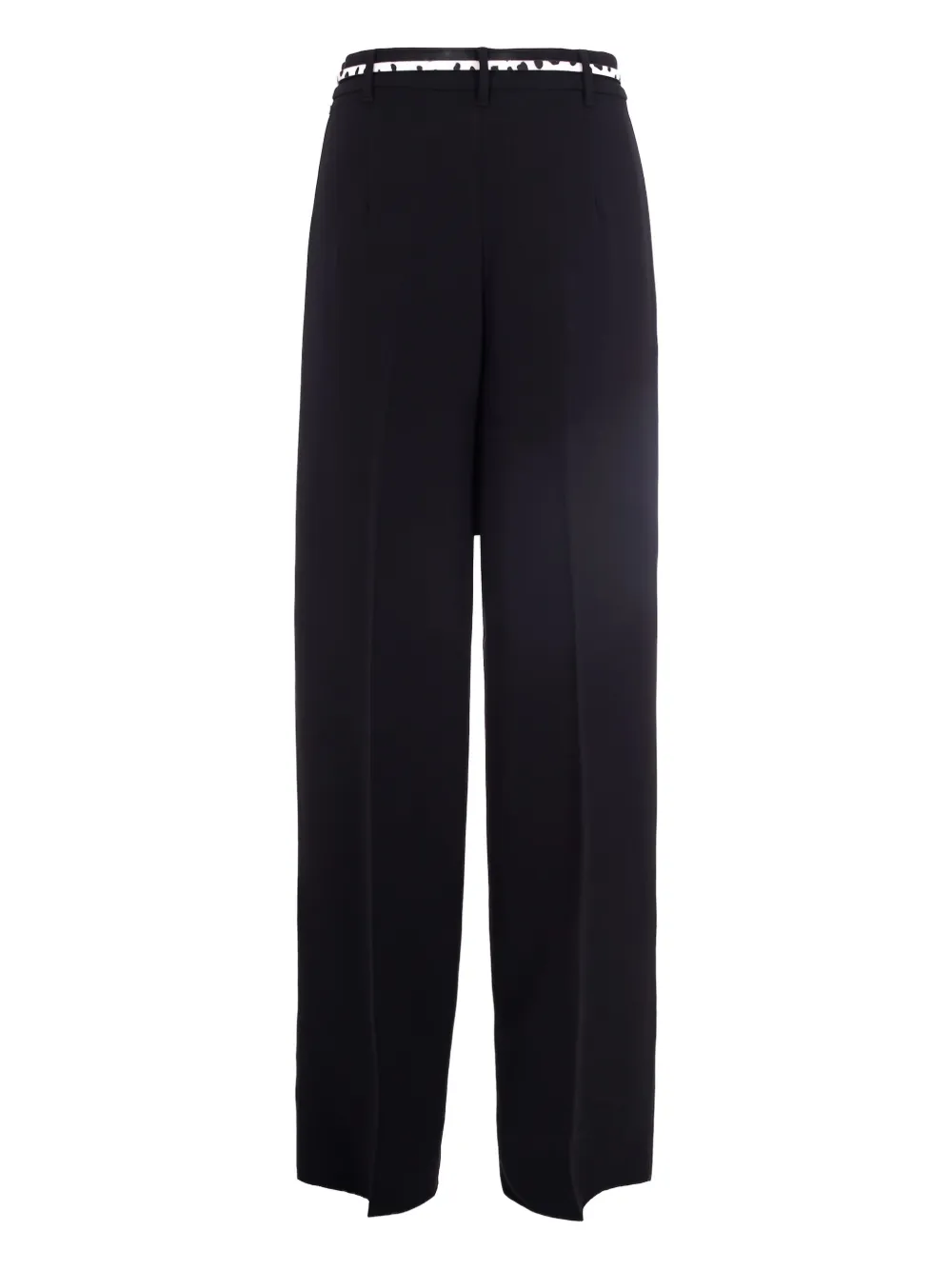 Max Mara belted trousers - Zwart