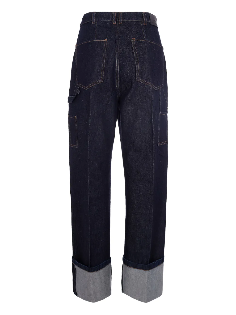 Sportmax ring-chain jeans - Blauw