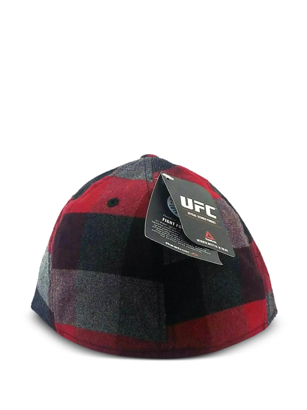 Reebok x UFC Buffalo Plaid flannel cap Rood
