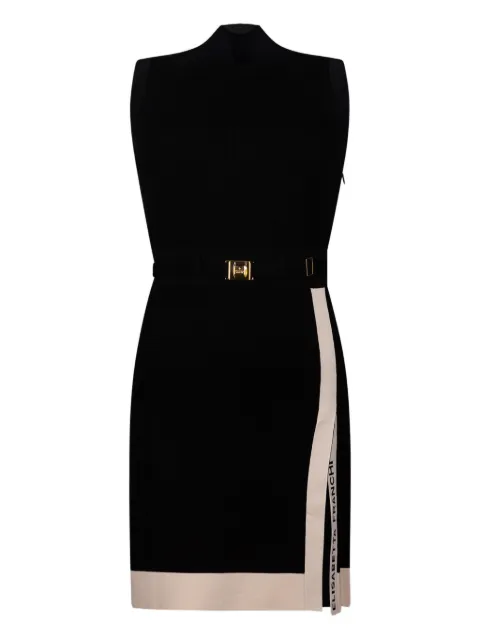 Elisabetta Franchi belted sleeveless mini dress