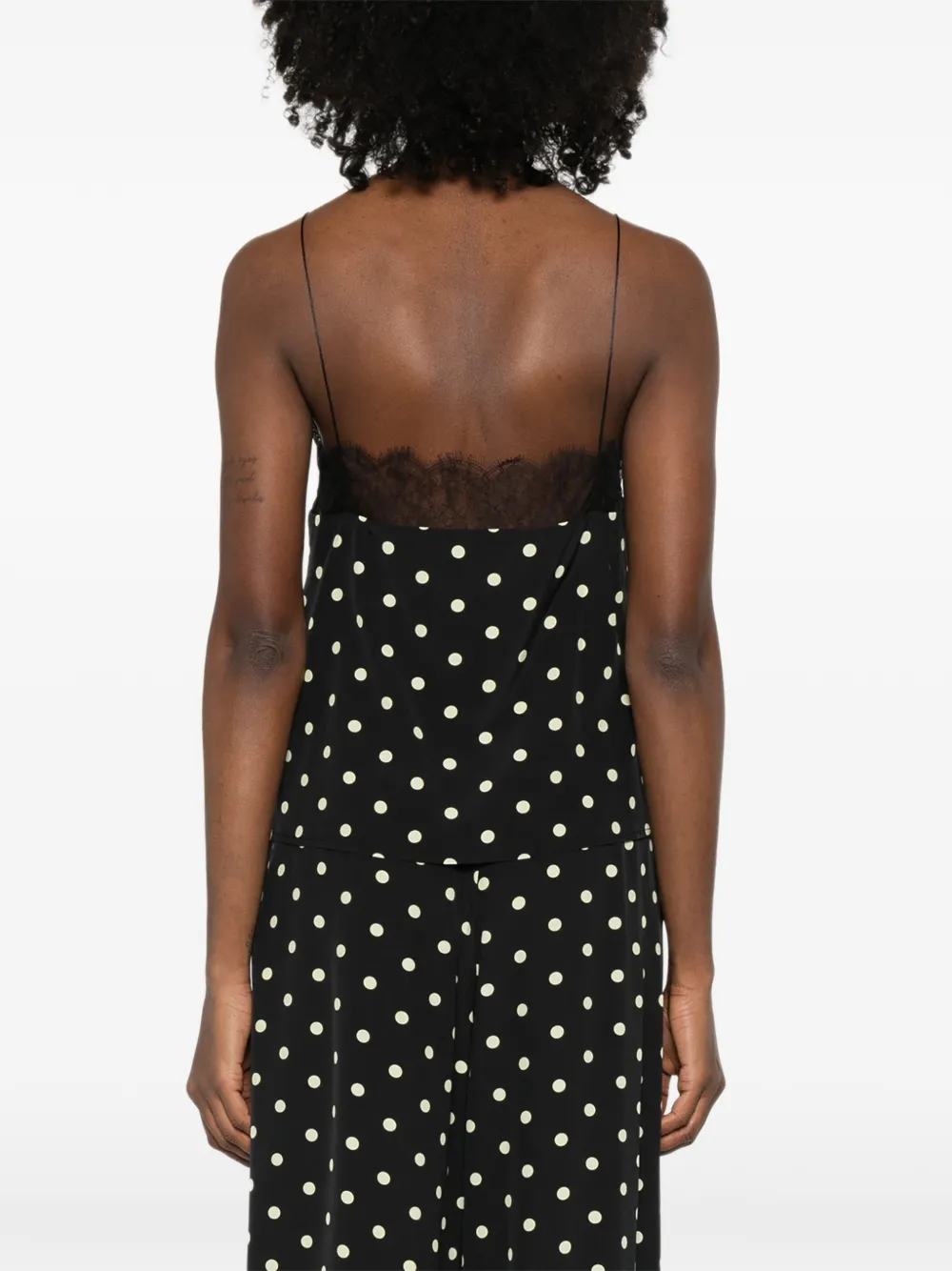 Layla Lace Polka-Dot Top