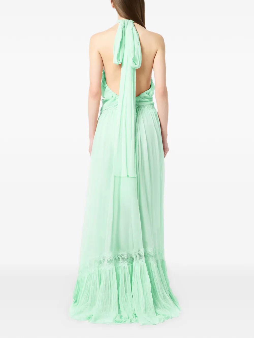 Ruched Ruffled Dress