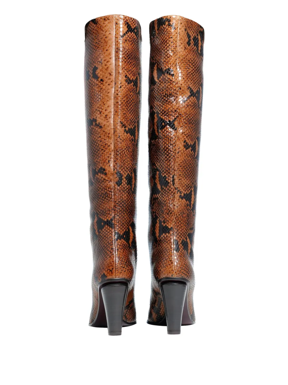 Roberto Festa Riva pointed-toe python-print boots Bruin