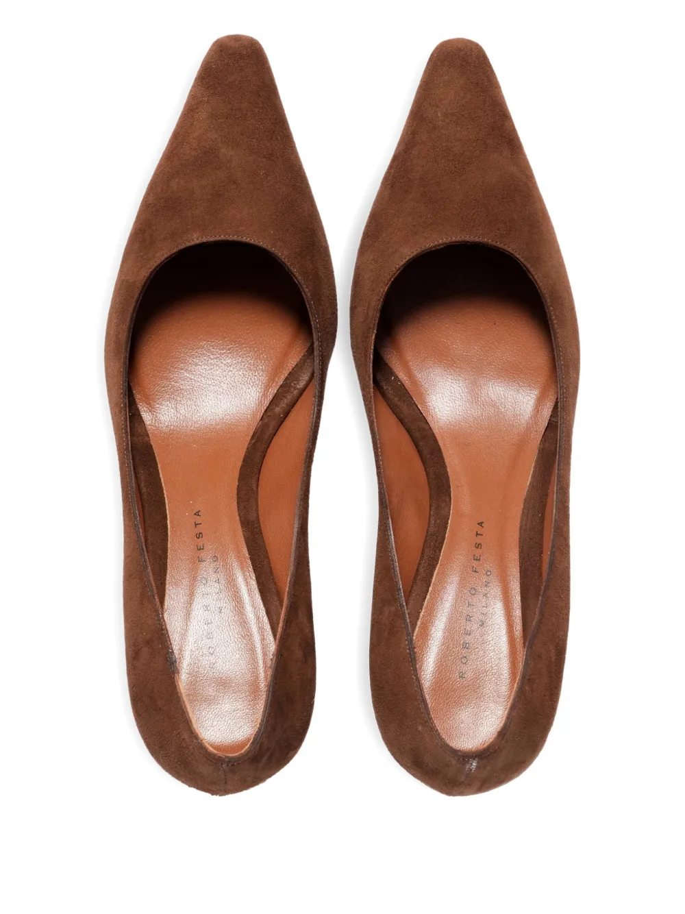 Roberto Festa Tirsa pointed stiletto pumps Bruin