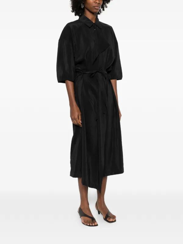 venroy halter dress Draped Halter Mini Dress in Dark Chocolate main image 0