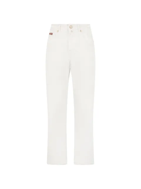 Billionaire BB Monogram straight-leg jeans