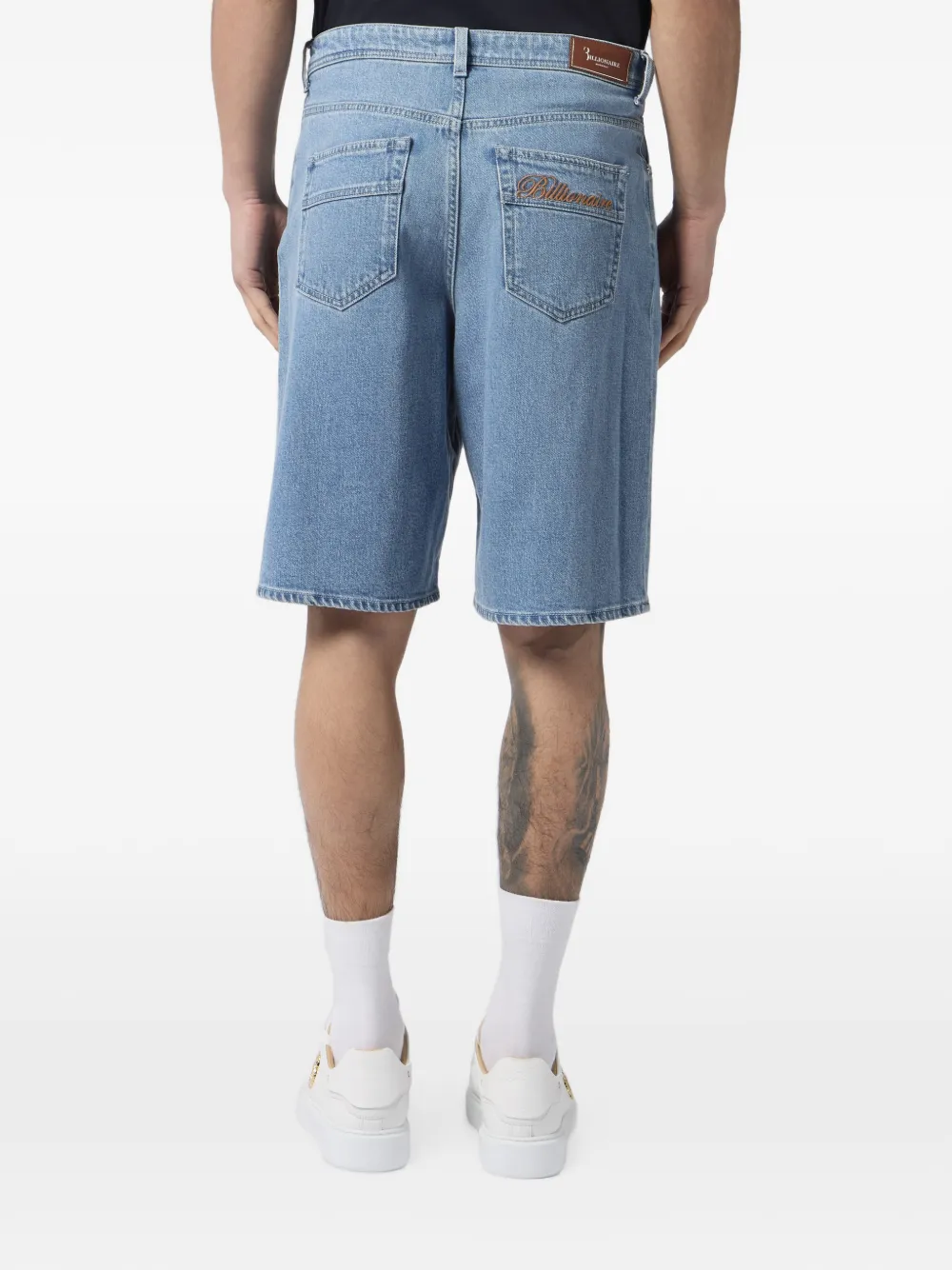 Billionaire Shorts met logopatch Blauw