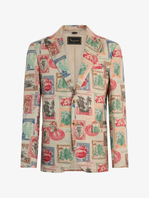Billionaire blazer estampado