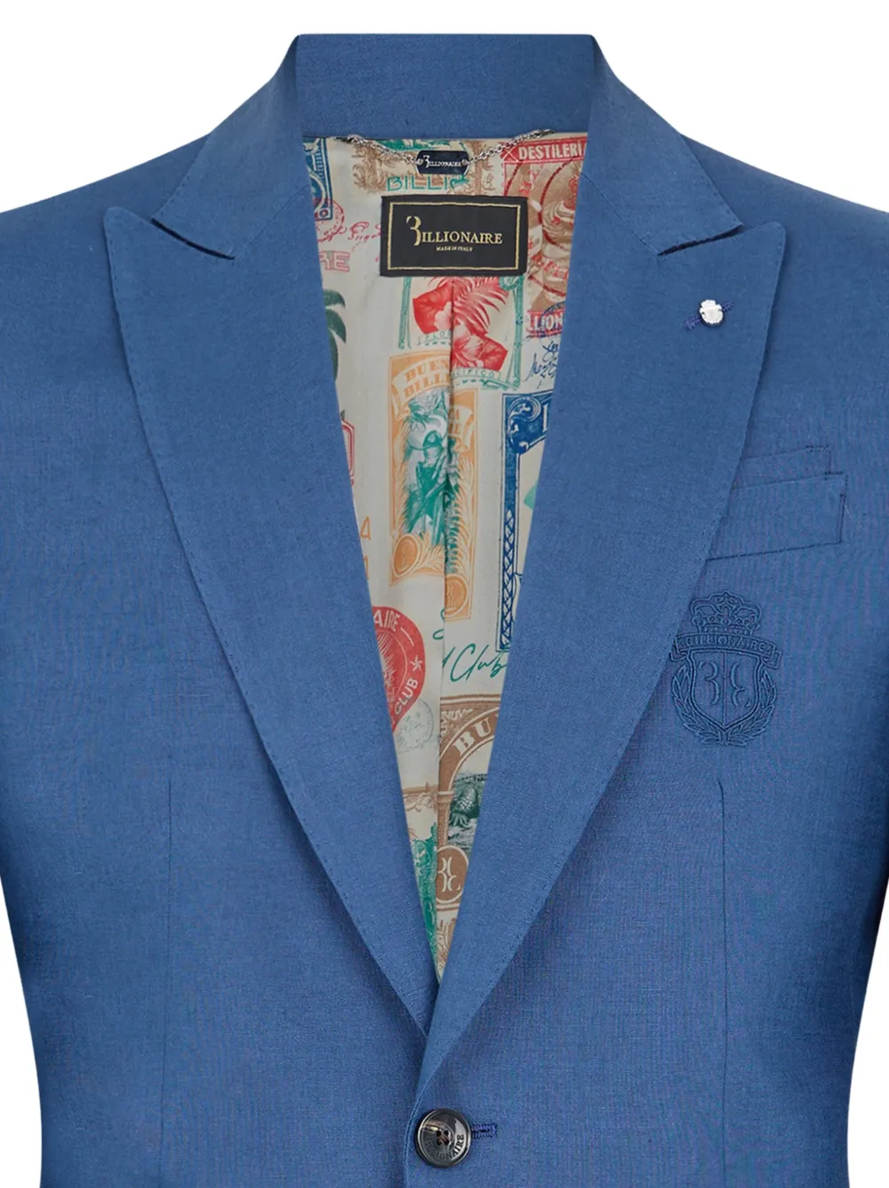 Billionaire Miami Vice blazer Blauw