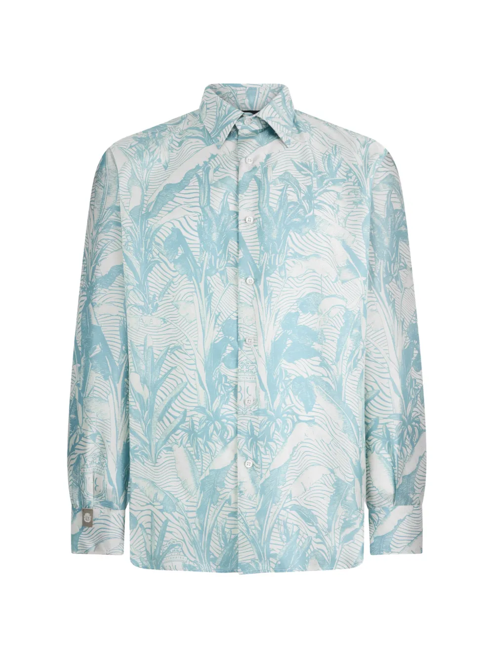 Billionaire Overhemd met print Blauw