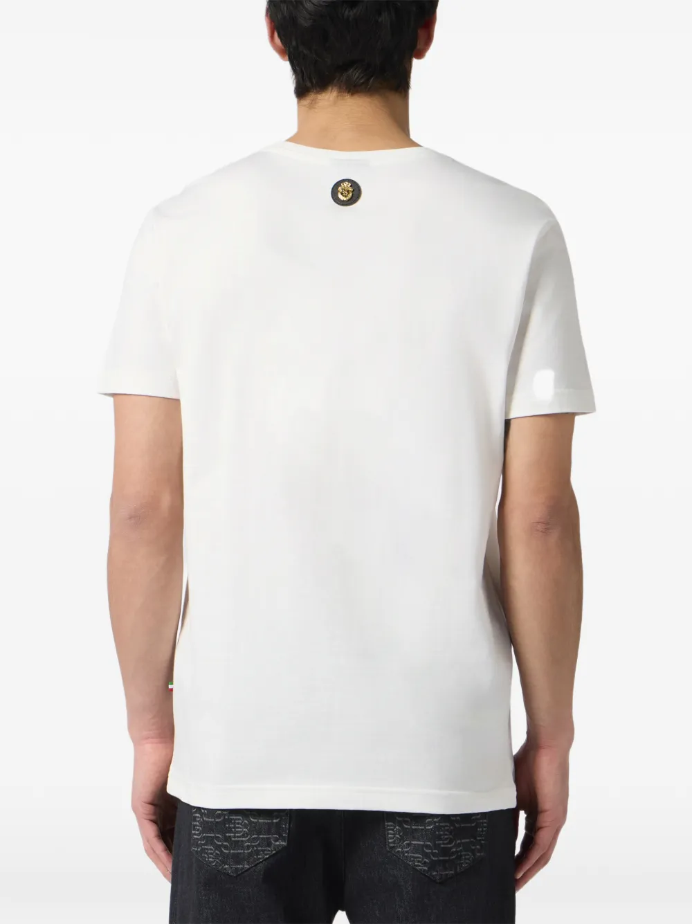 Billionaire T-shirt met ronde hals Wit