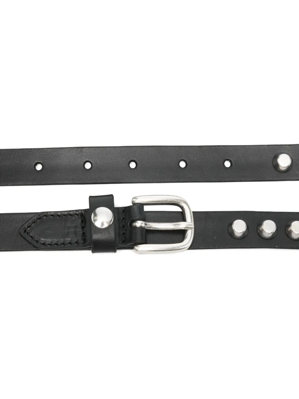MERYLL ROGGE studded buckle belt - Zwart