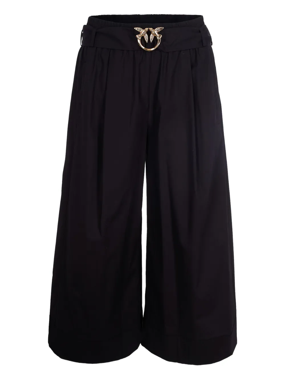 PINKO logo-buckle shorts - Nero