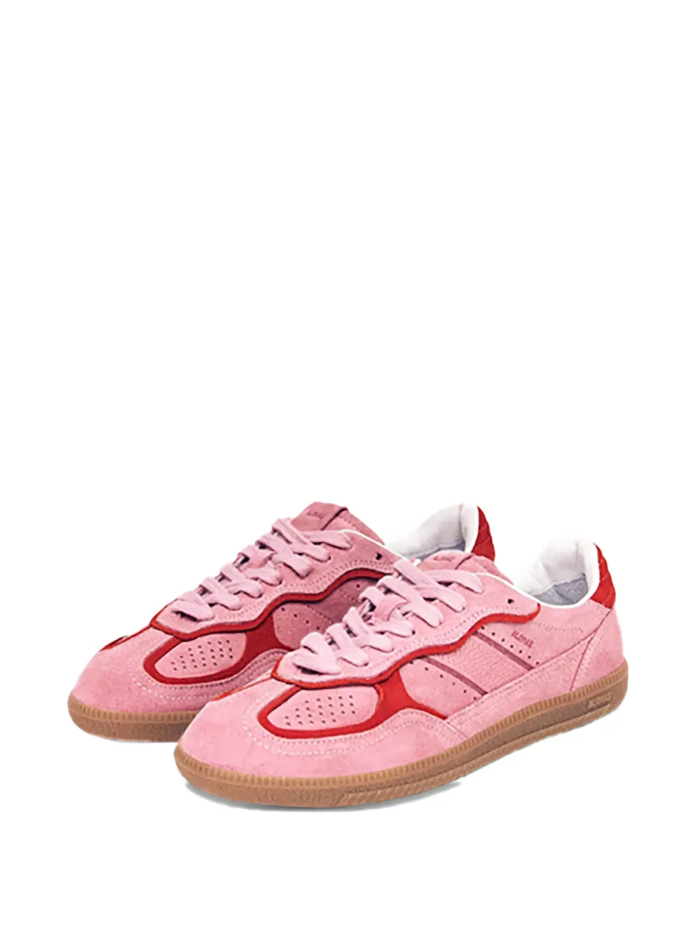 ALOHAS perforated panelled sneakers - Roze