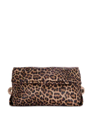 AP STUDIO 購入APPARIS Leopard clutch bag Apparis leopard-print Zip Clutch Bag | Brown | FARFETCH CA