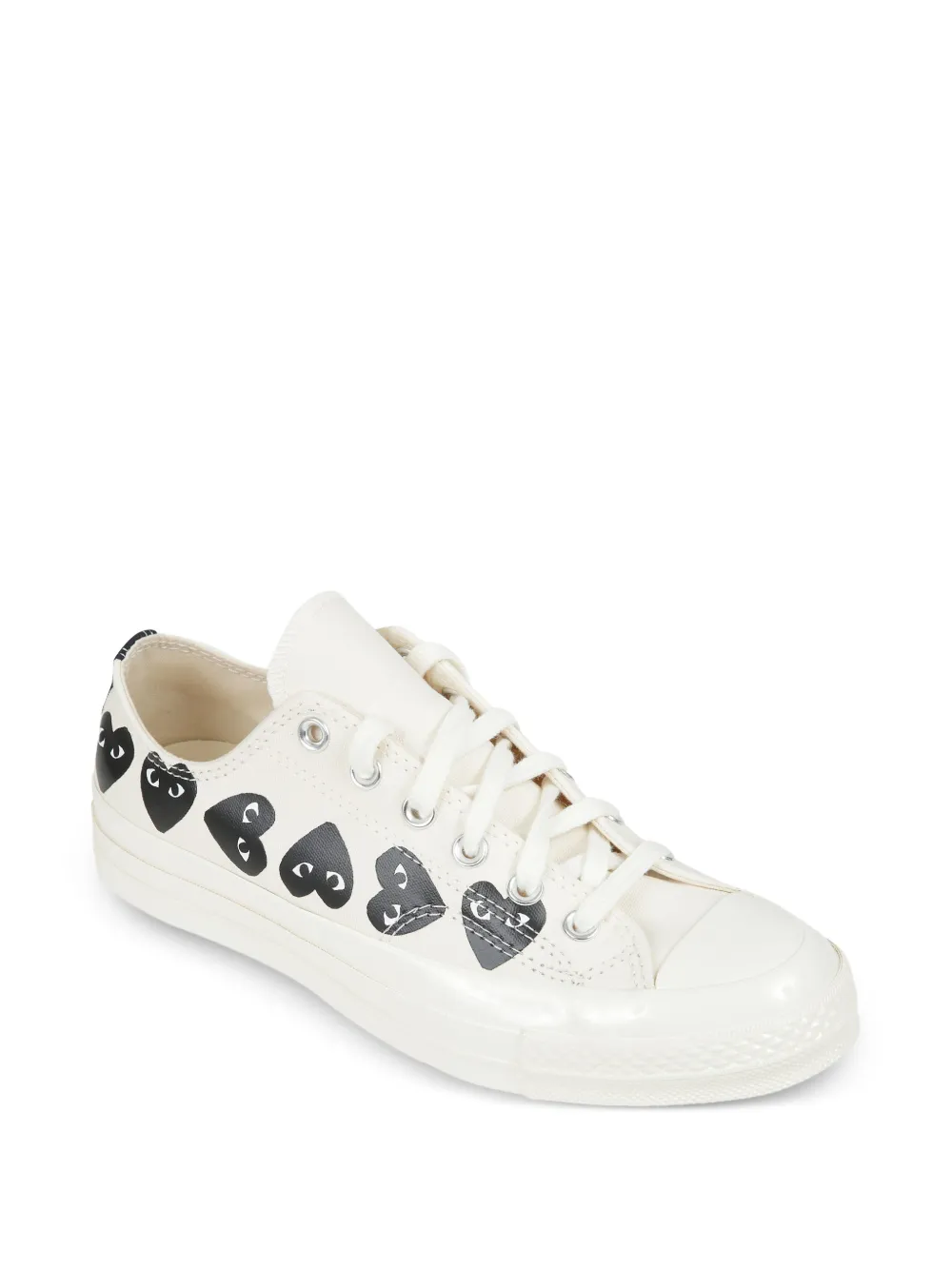 Comme Des Garçons Play x Converse Multi Heart low-top sneakers Beige