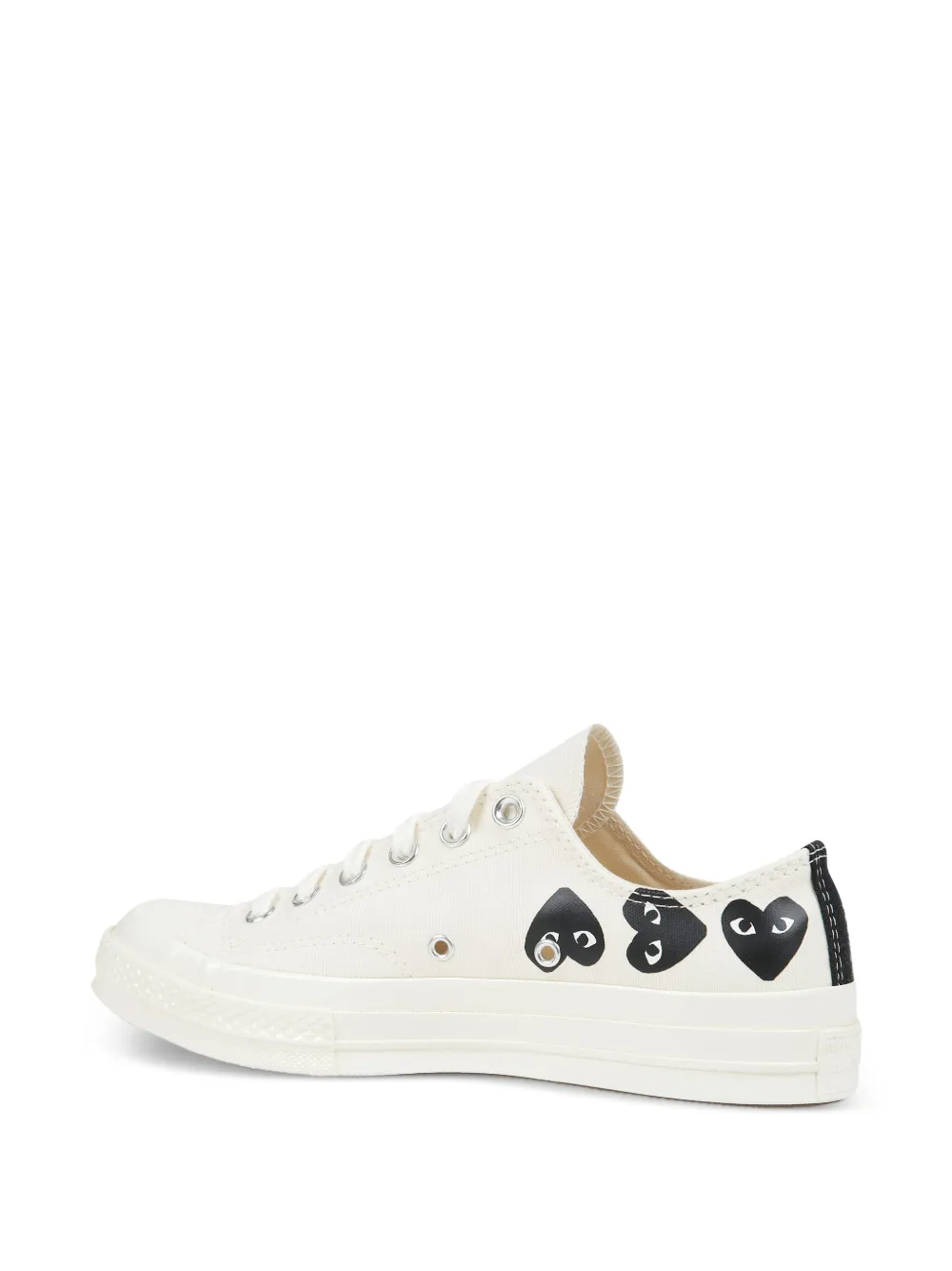 Comme Des Garçons Play x Converse Multi Heart low-top sneakers Beige