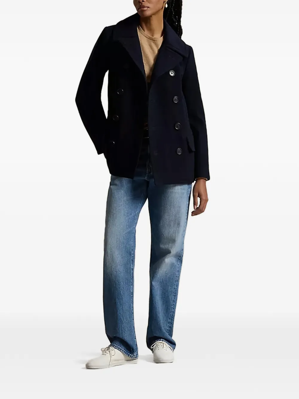 Polo Ralph Lauren Jas met knopen Blauw