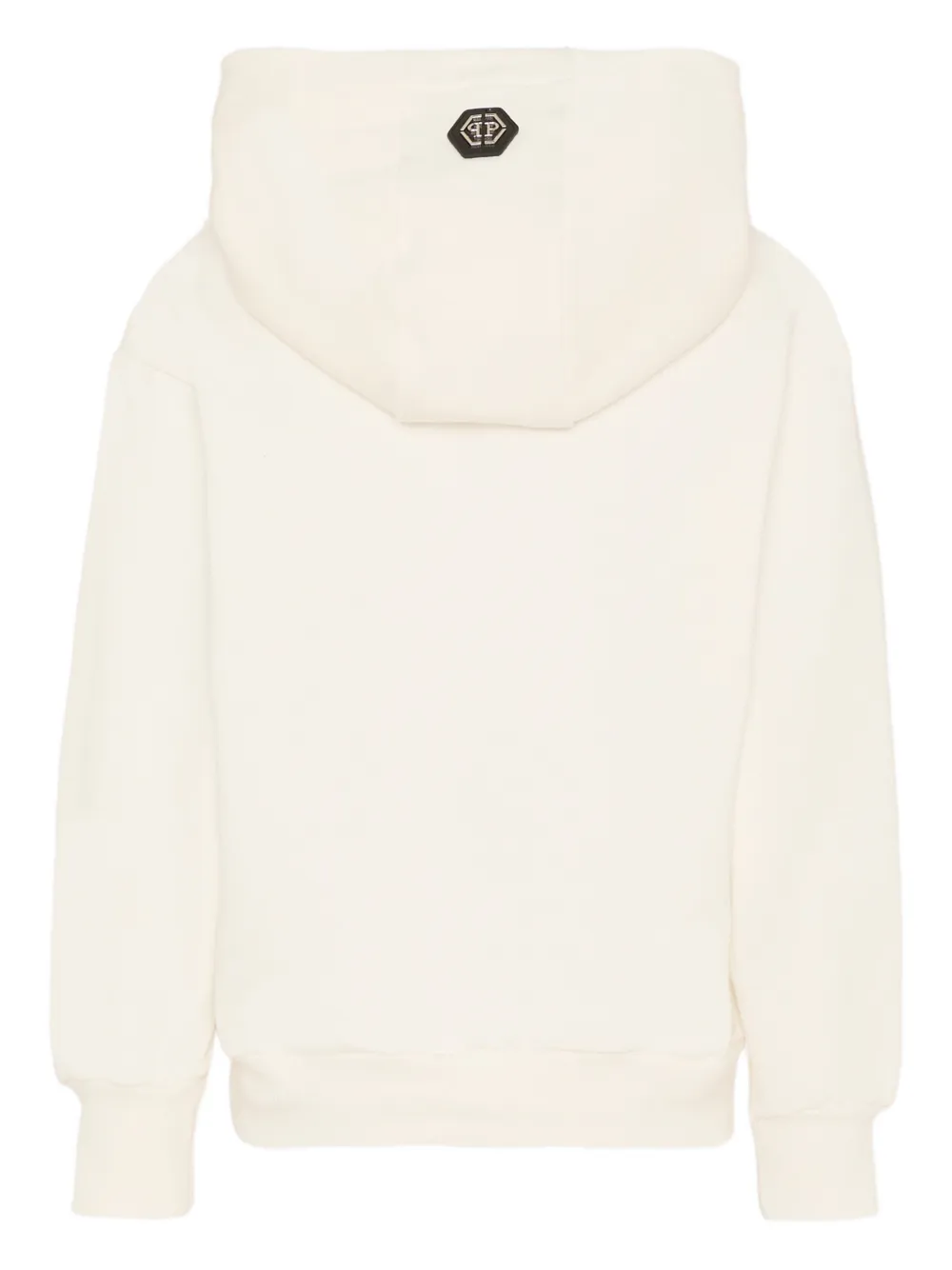  Philipp Plein Junior Skull-print Hoodie - Neutrals 