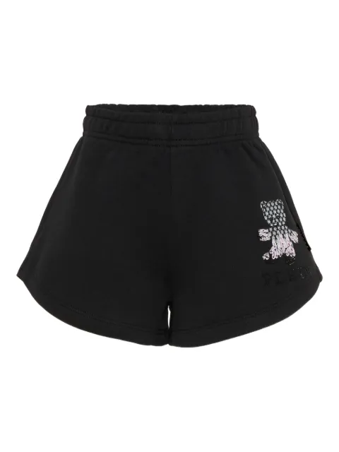 Philipp Plein Junior teddy-motif shorts