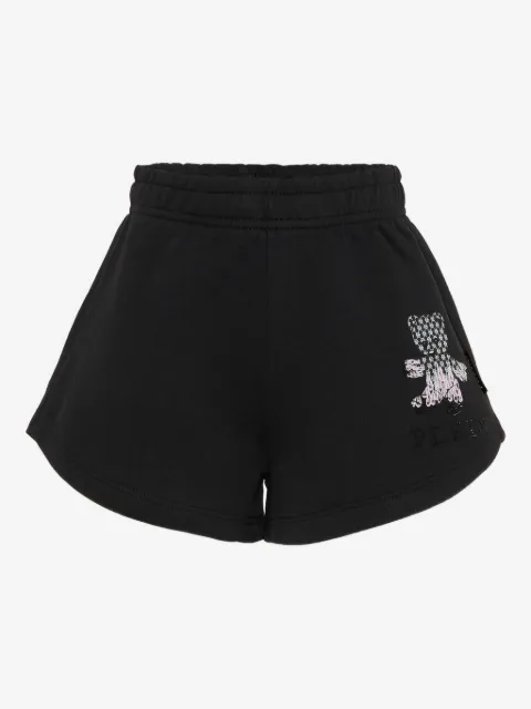 Philipp Plein Junior Shorts met teddybeerprint