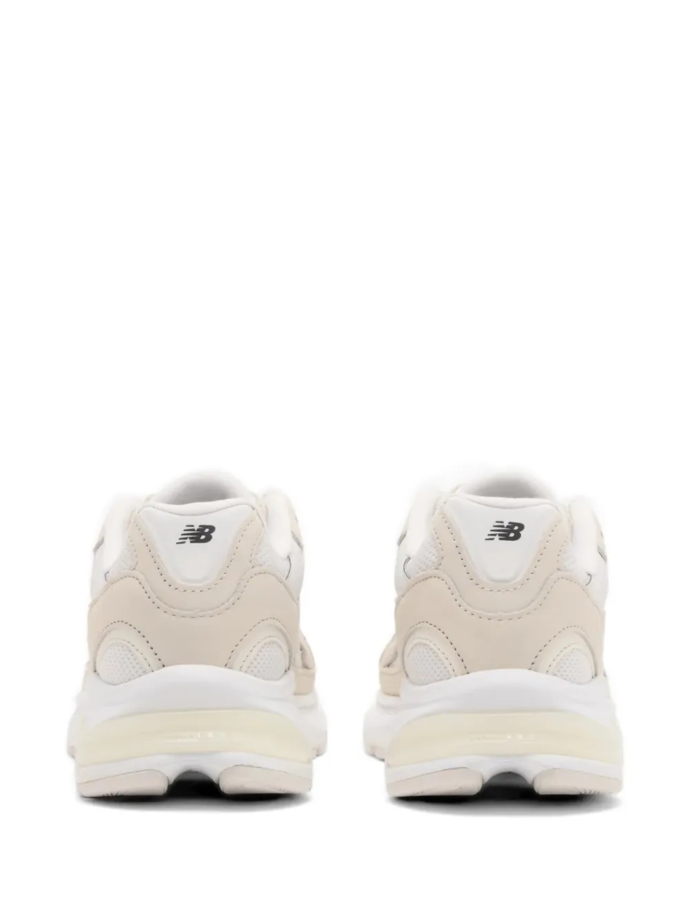 Comme des Garçons Homme panelled mesh-detail sneakers Beige