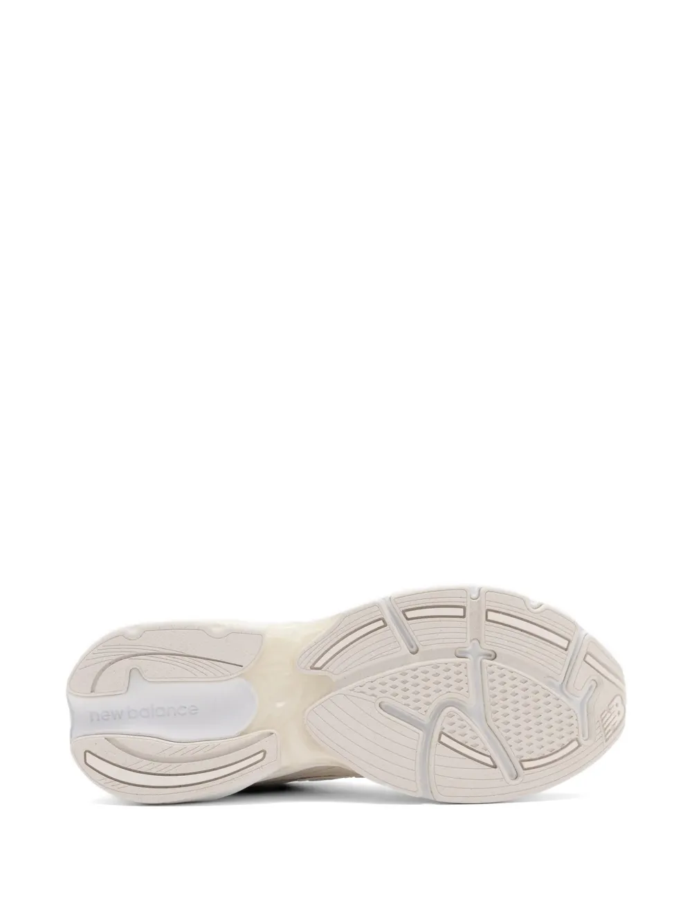 Comme des Garçons Homme panelled mesh-detail sneakers Beige
