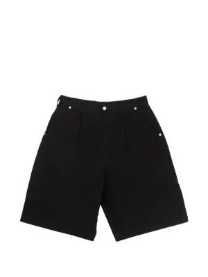 comme des garconsコムコム　プリーツデザインワイドショーツ Comme Des Garçons Homme プリーツ ショートパンツ | ブラック