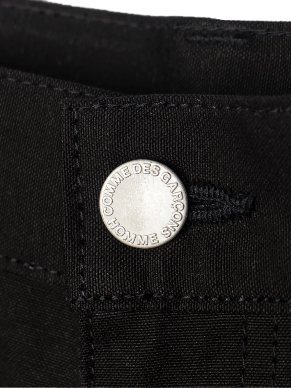 Comme des Garçons Homme Geplooide shorts Zwart