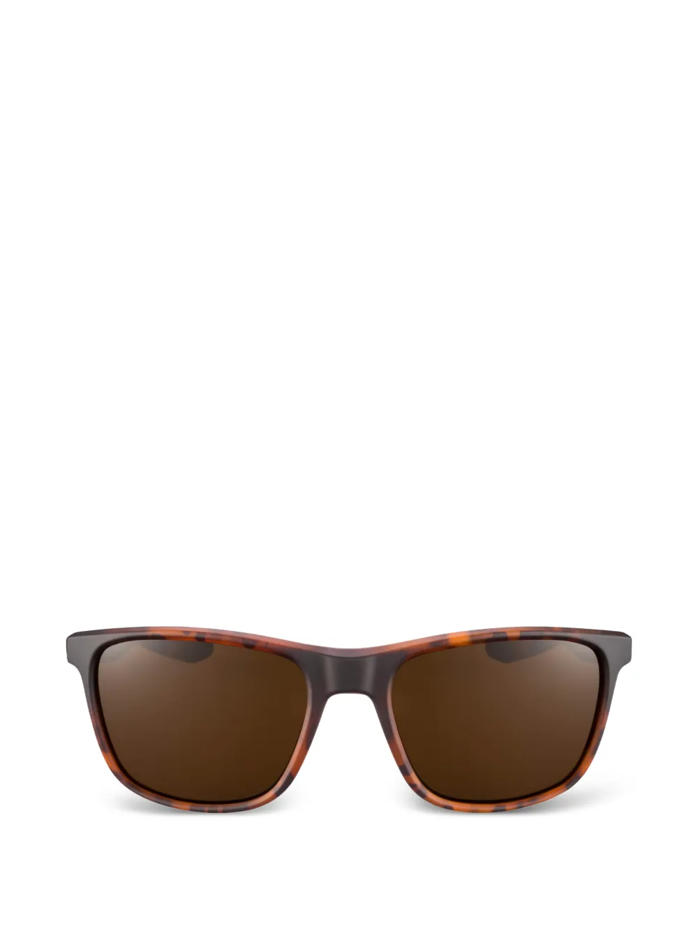 Nike Occhiali da sole squadrati tartarugati - Marrone