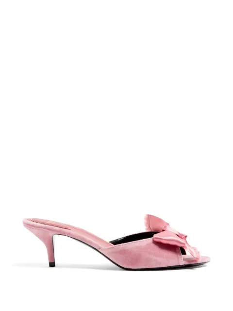 Valentino Garavani Marie A velvet slide sandals 55mm