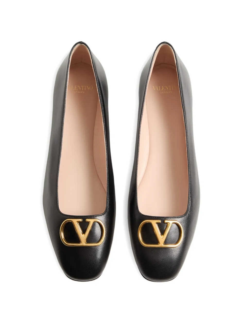 Valentino Garavani VLogo Signature ballerina's Zwart