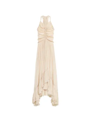 Blumarine レーストリム ドレス | ニュートラル | FARFETCH JP