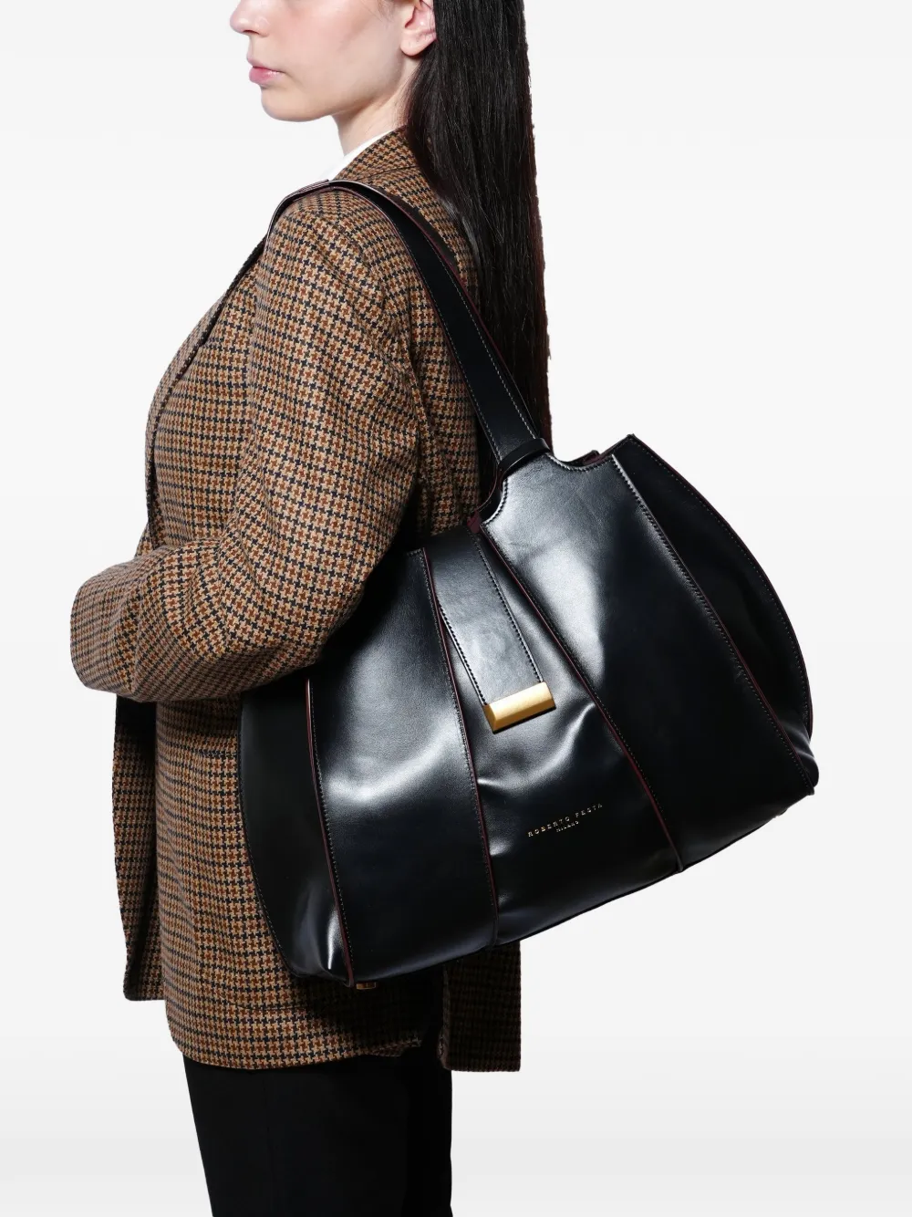 Roberto Festa Eloise tote bag - Zwart