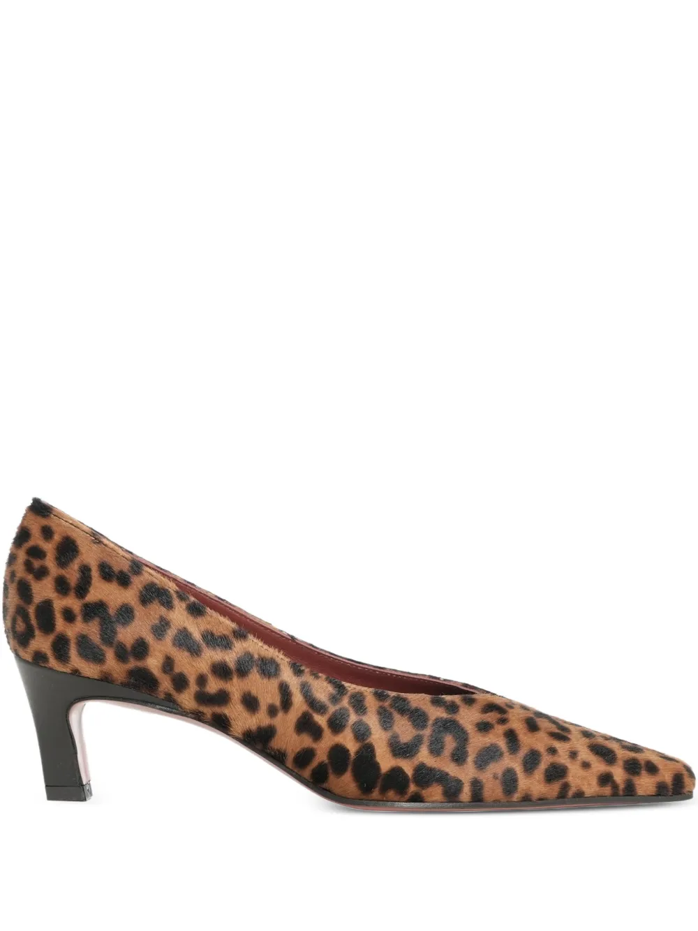 Roberto Festa Falira pumps met luipaardprint Bruin