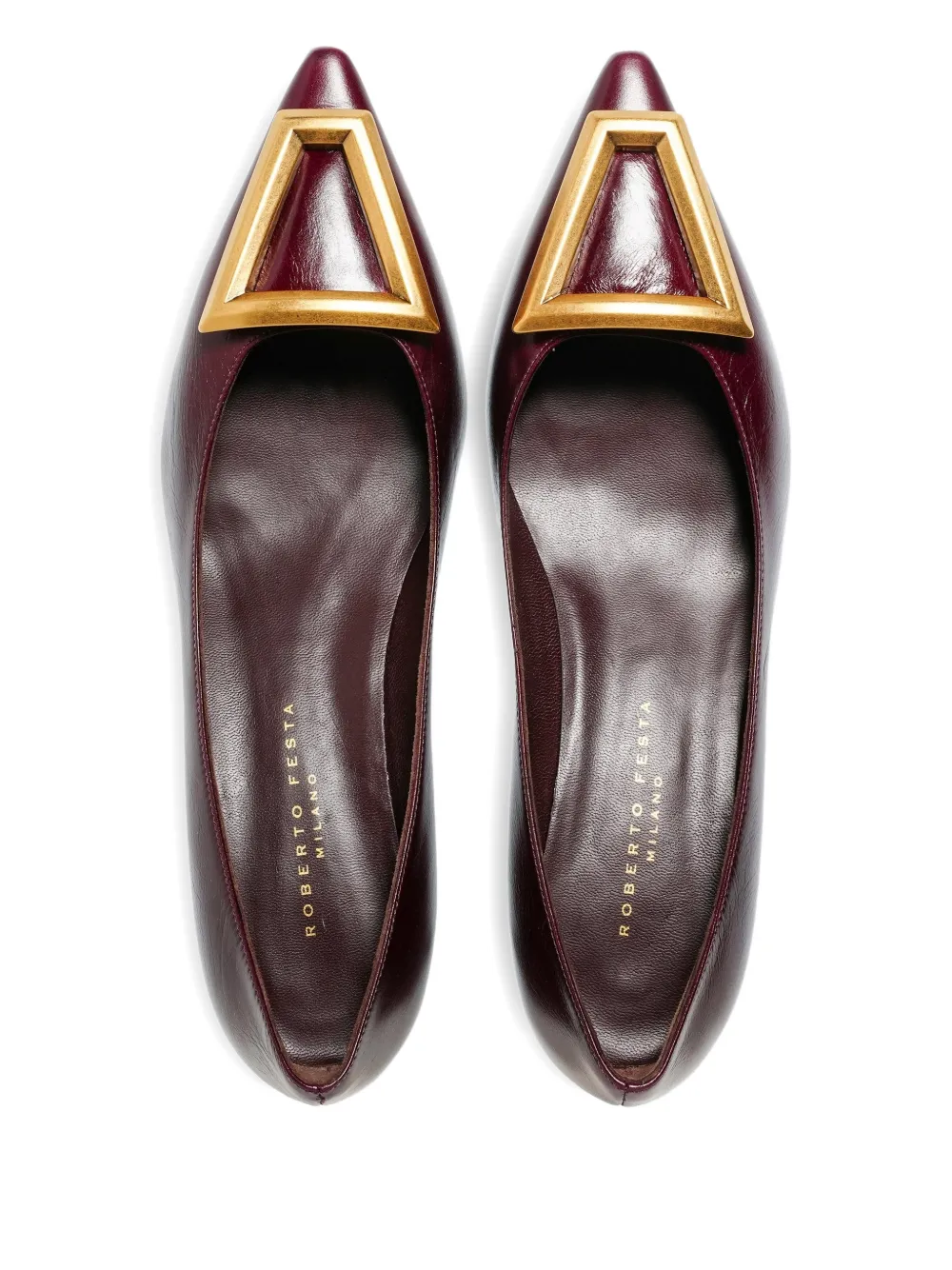 Roberto Festa Moon heeled pumps Rood