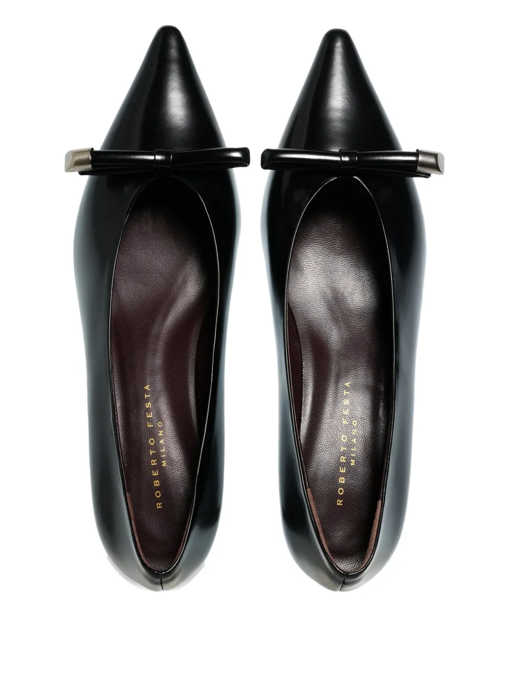 Roberto Festa Orla bow pumps Zwart