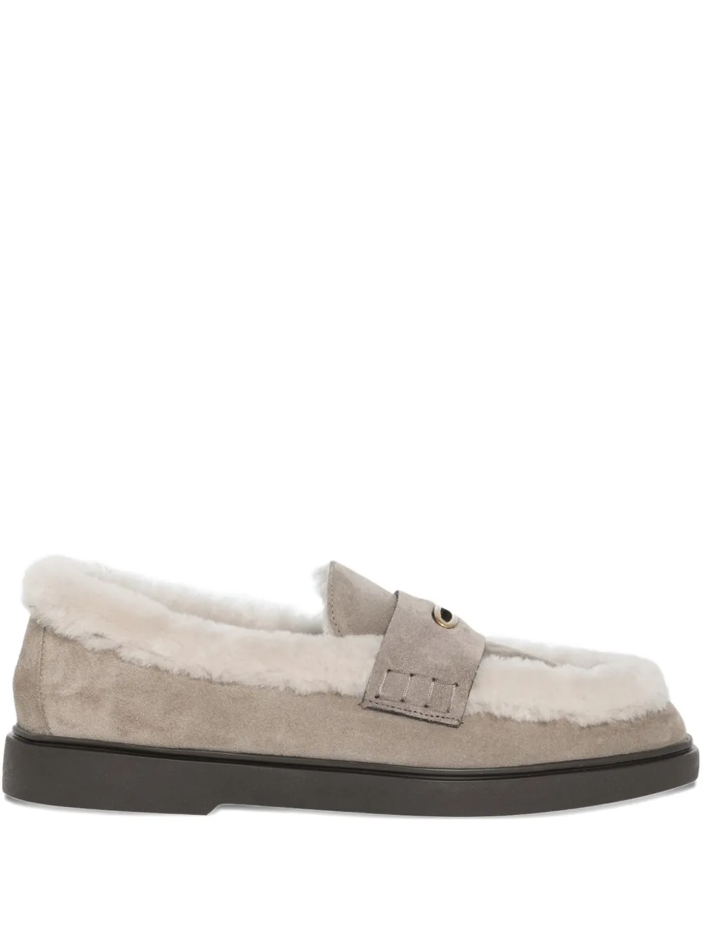 Roberto Festa mink danesa loafers - Grigio