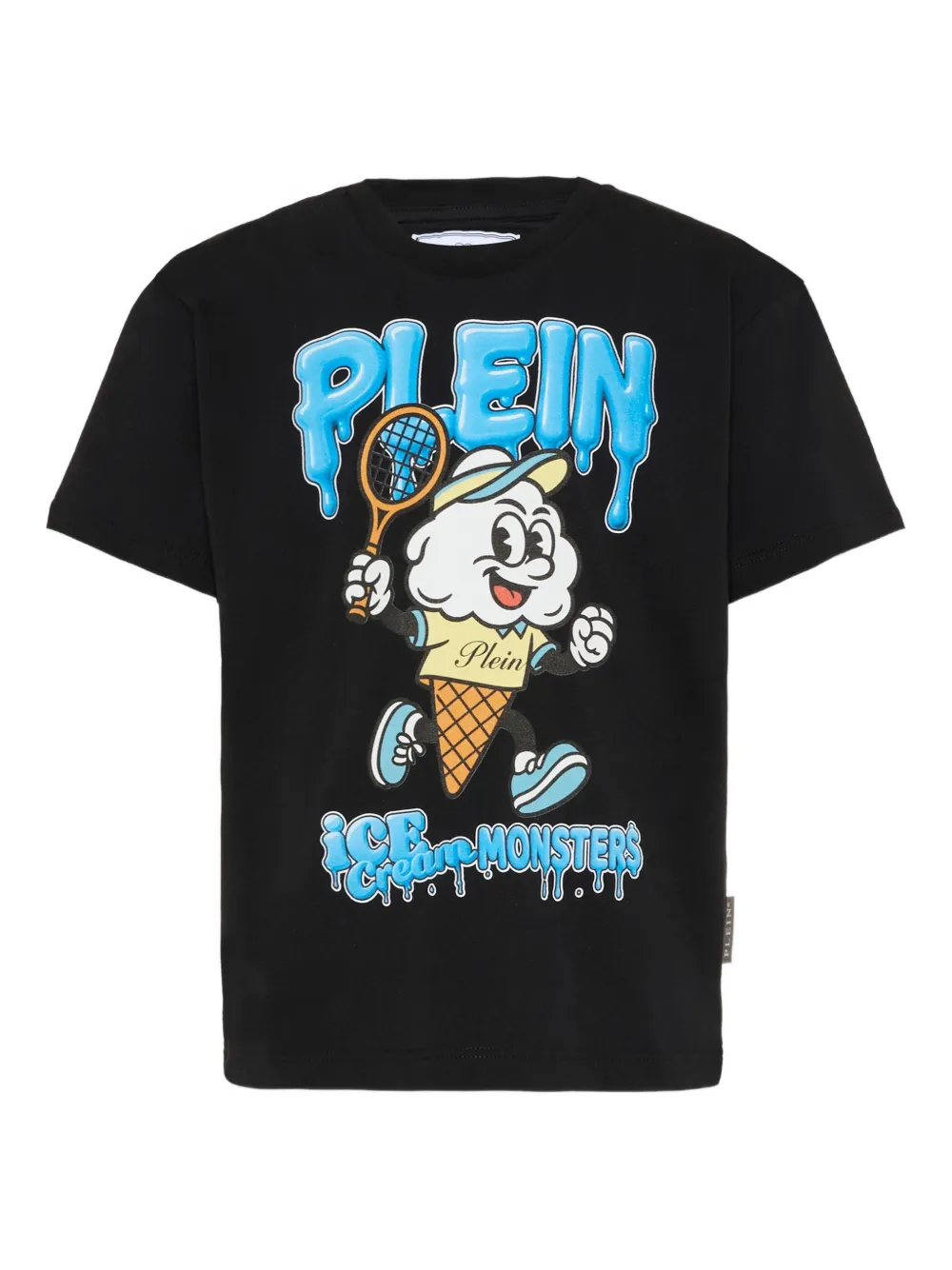 Philipp Plein Junior graphic short-sleeves T-shirt - Nero