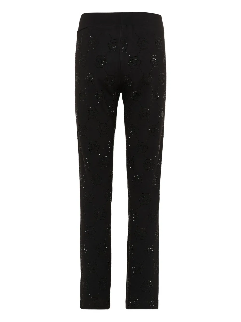 Philipp Plein Junior Legging met logopatroon Zwart