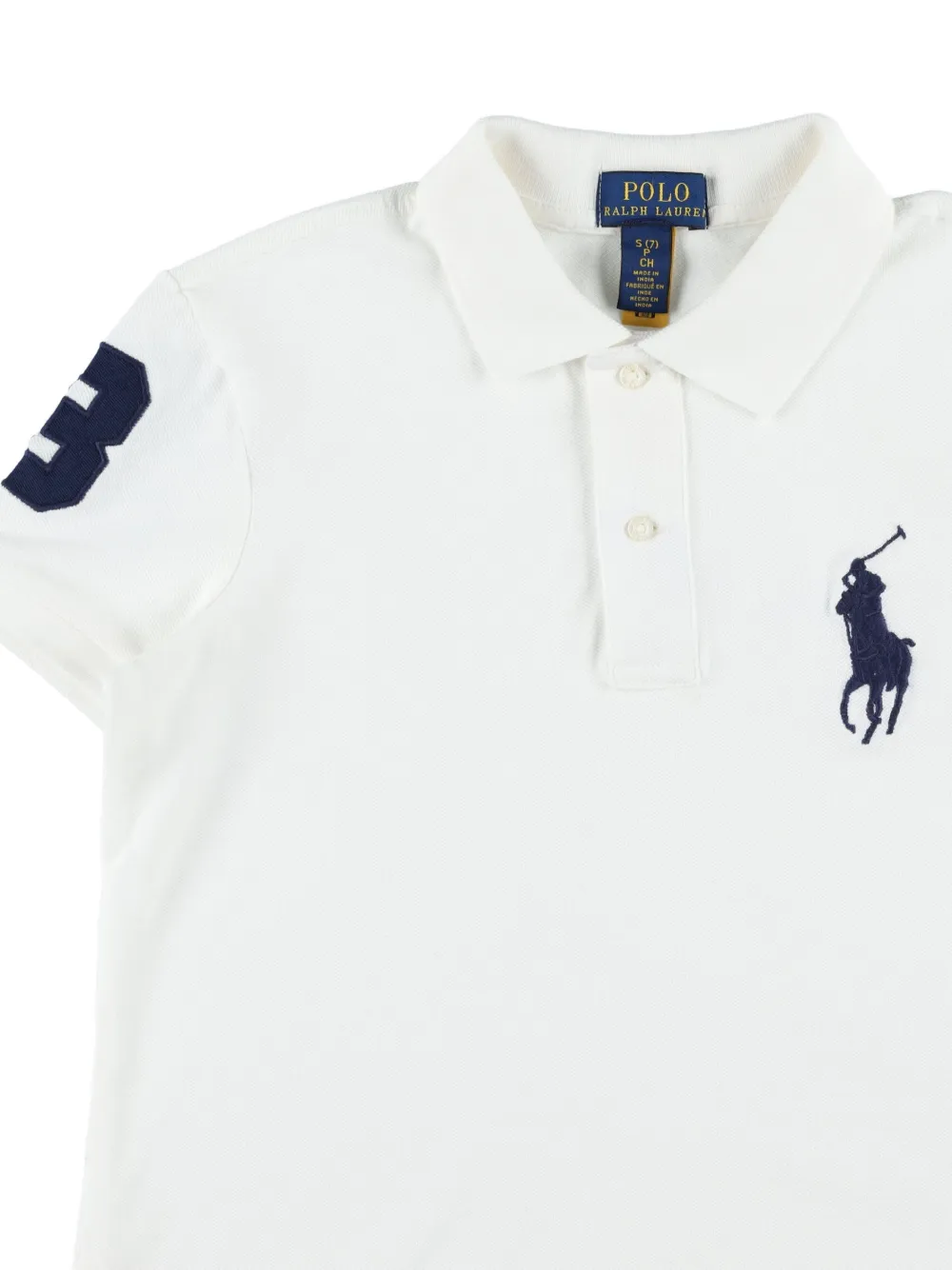 POLO RALPH LAUREN KIDS Poloshirt met print Wit