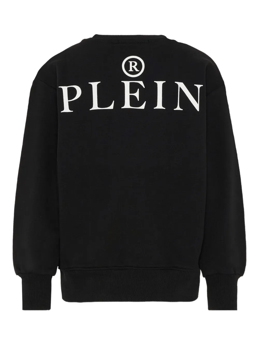 Philipp Plein Junior スカルアップリケ スウェットシャツ | ブラック