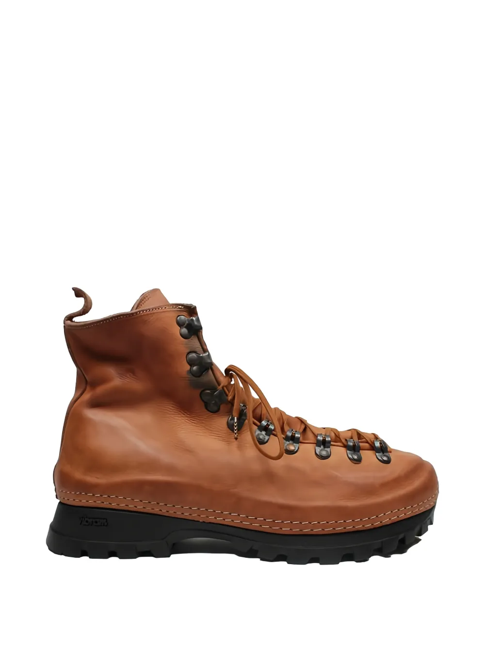 Guidi lace-up leather hiking boots - Marrone