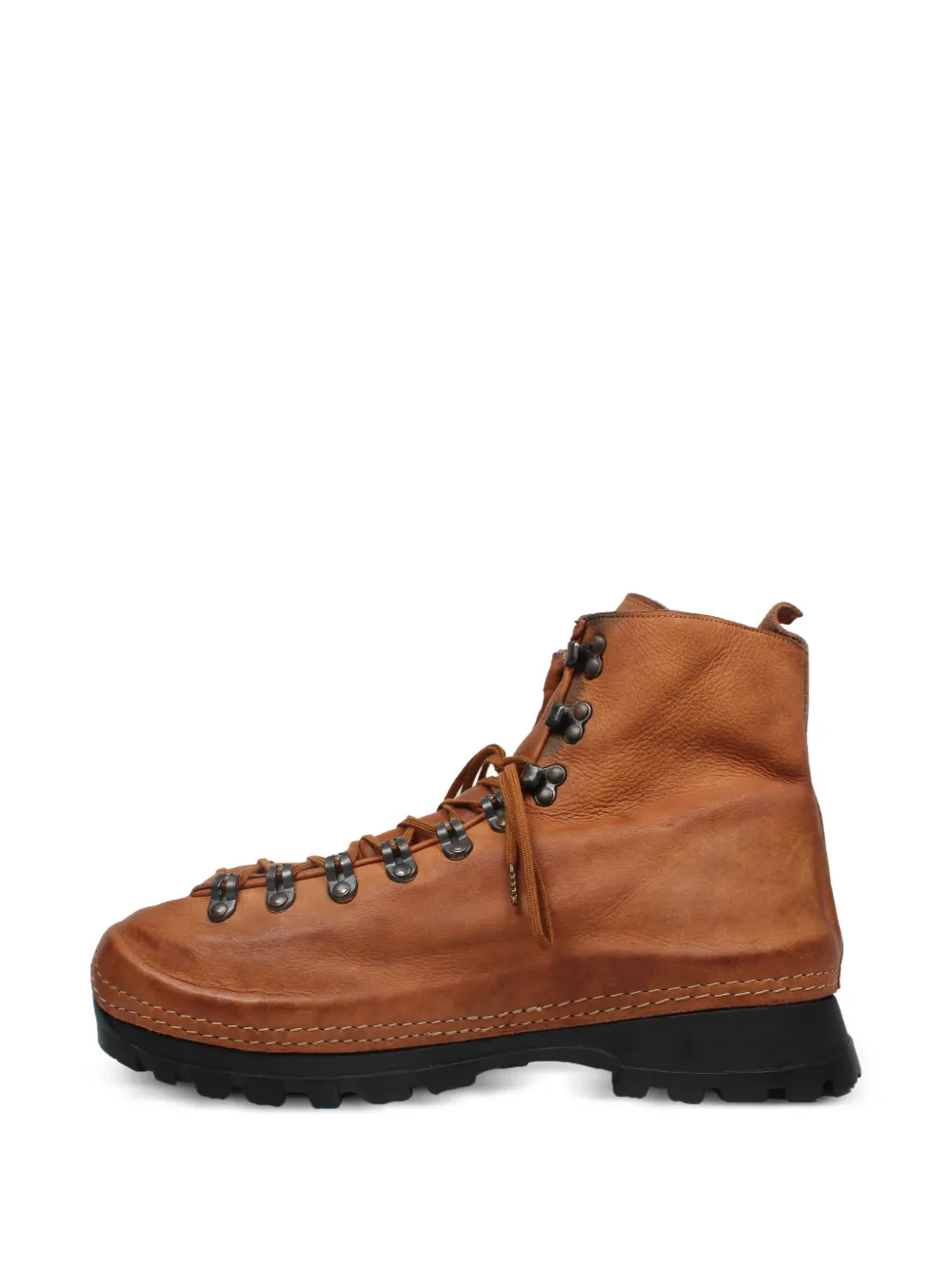 Guidi lace-up leather hiking boots Bruin
