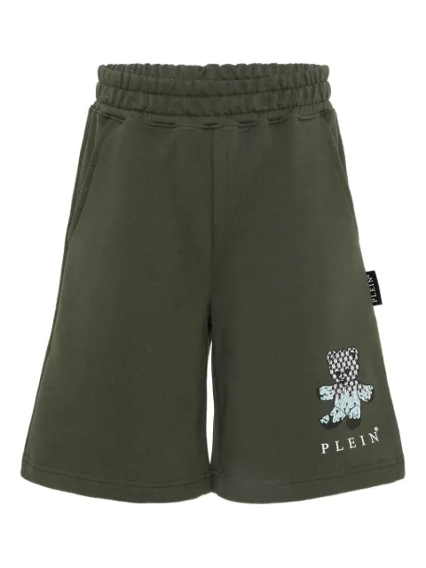 Philipp Plein Junior shorts con estampado gráfico