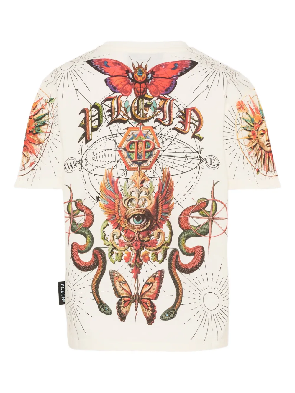  Philipp Plein Junior Short-sleeves Patterned T-shirt - Neutrals 